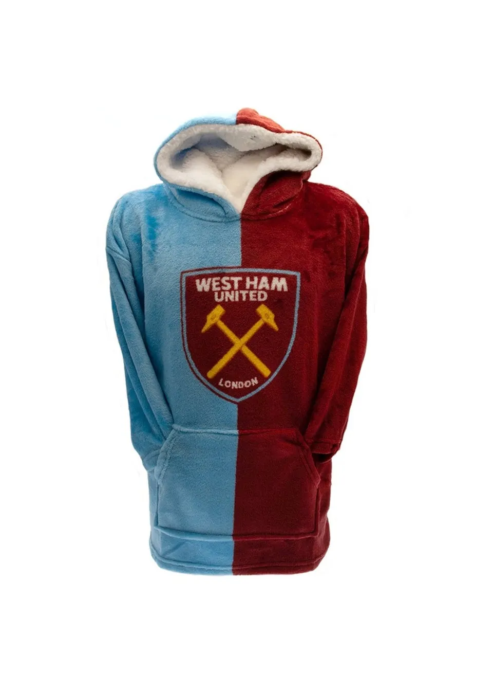 West Ham United FC Kids Red Hoodie Blanket