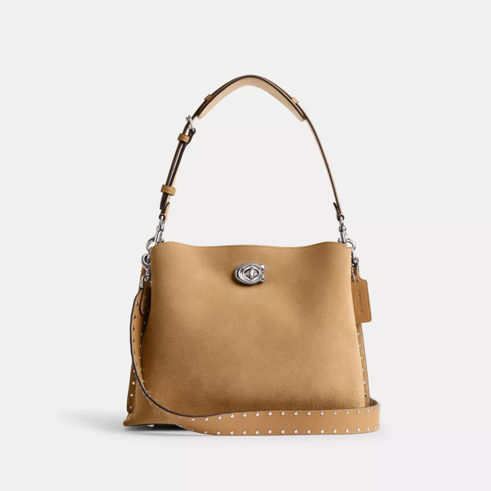 Willow Shoulder Bag With Rivets