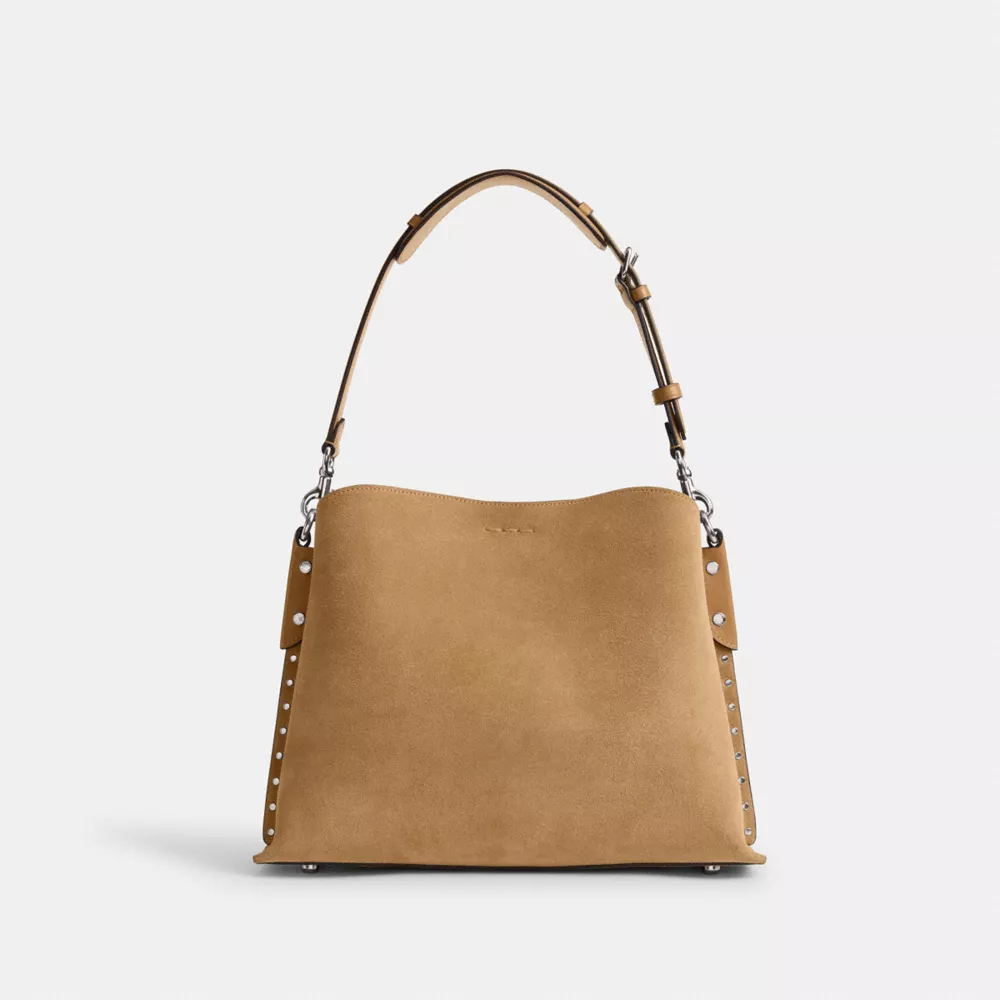 Willow Shoulder Bag With Rivets