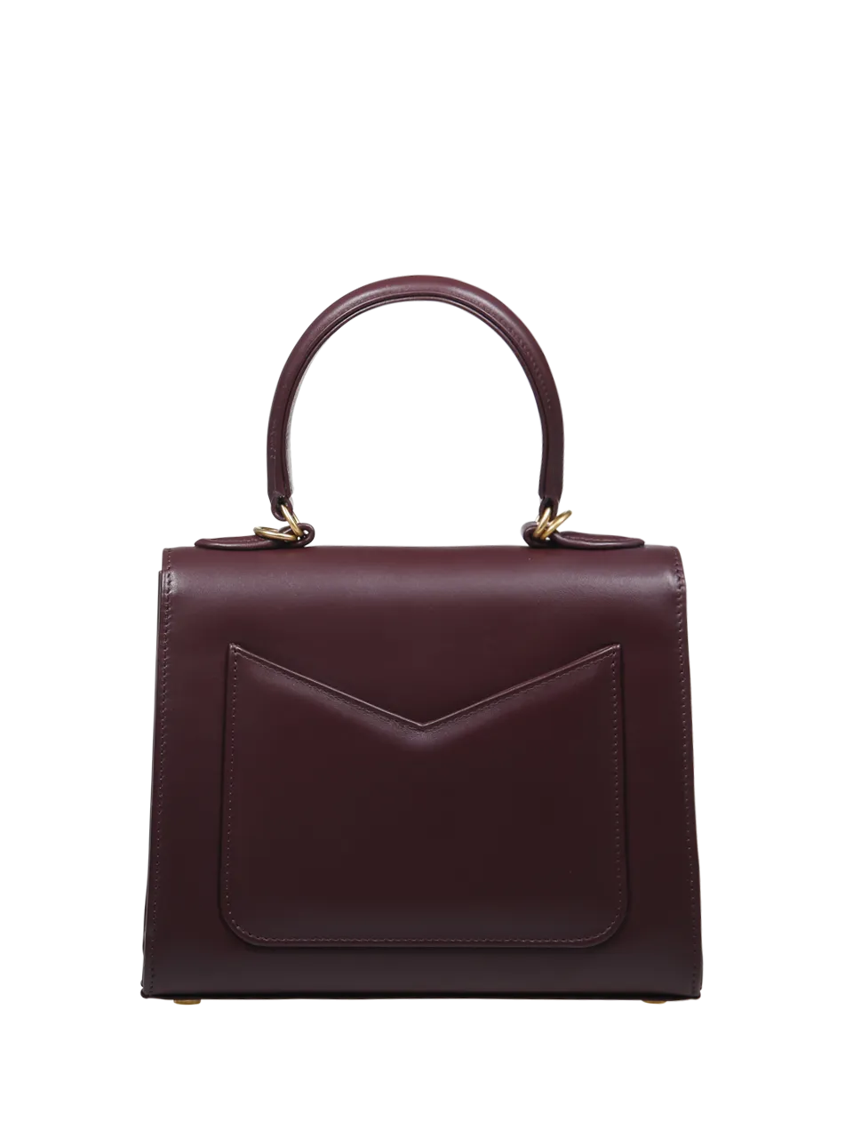 WOMAN AMATO DANIELE BORDEAUX CALF LEATHER BIG QUEEN HANDBAG