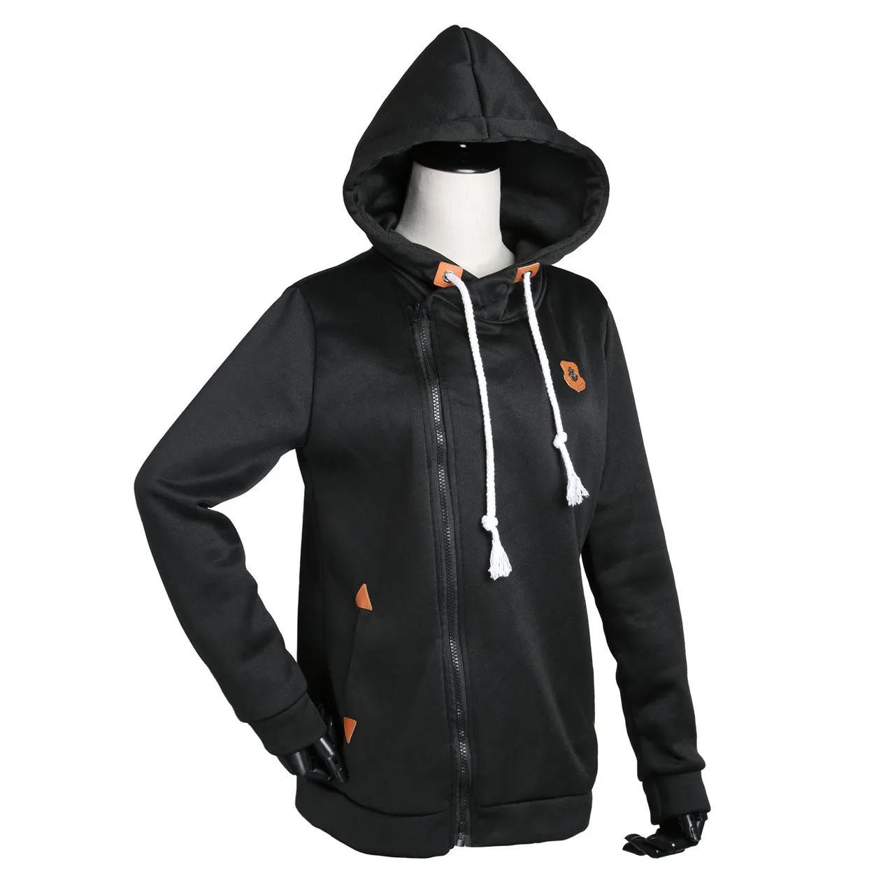 Women's Full Zip-up Brushed Inner Hoodie