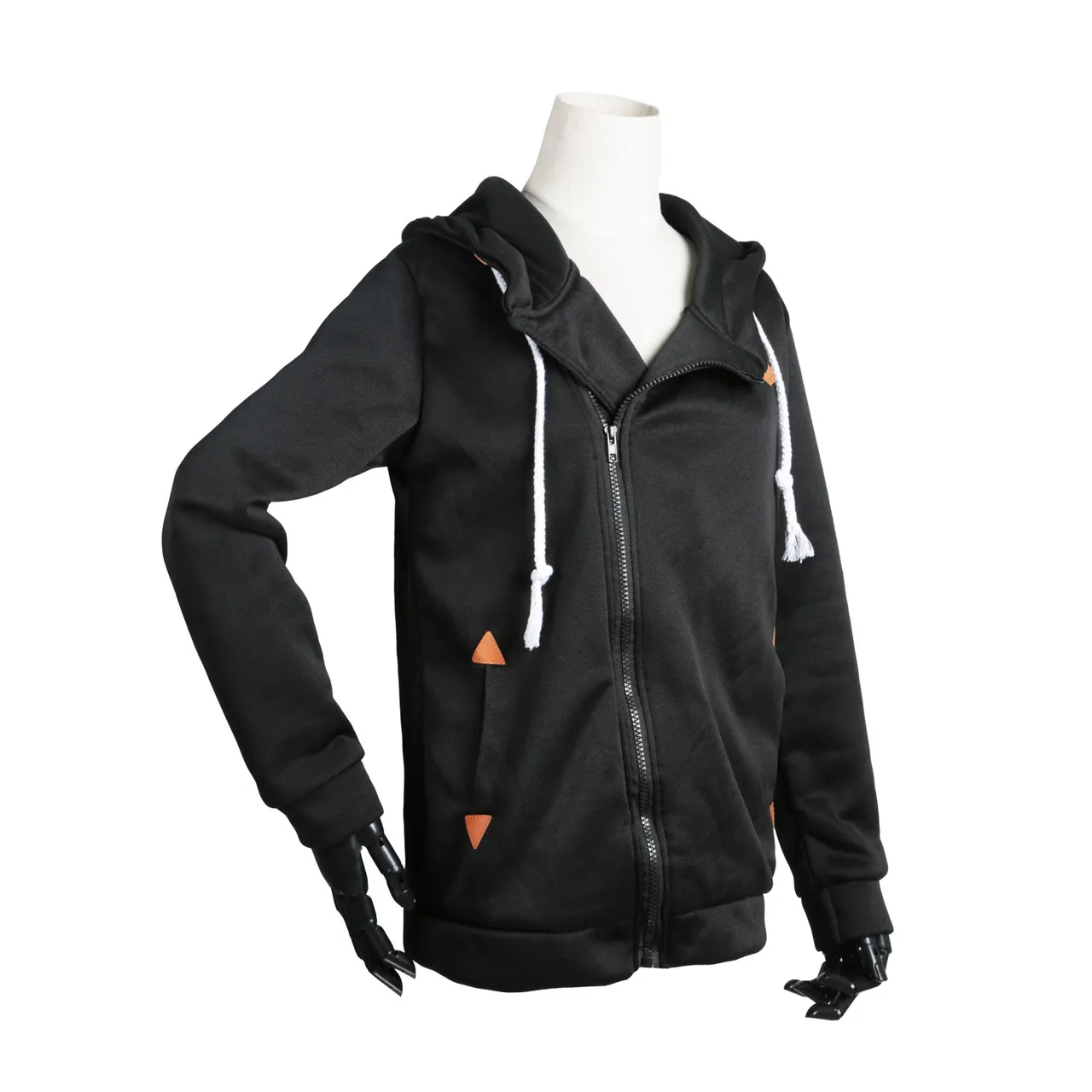 Women's Full Zip-up Brushed Inner Hoodie