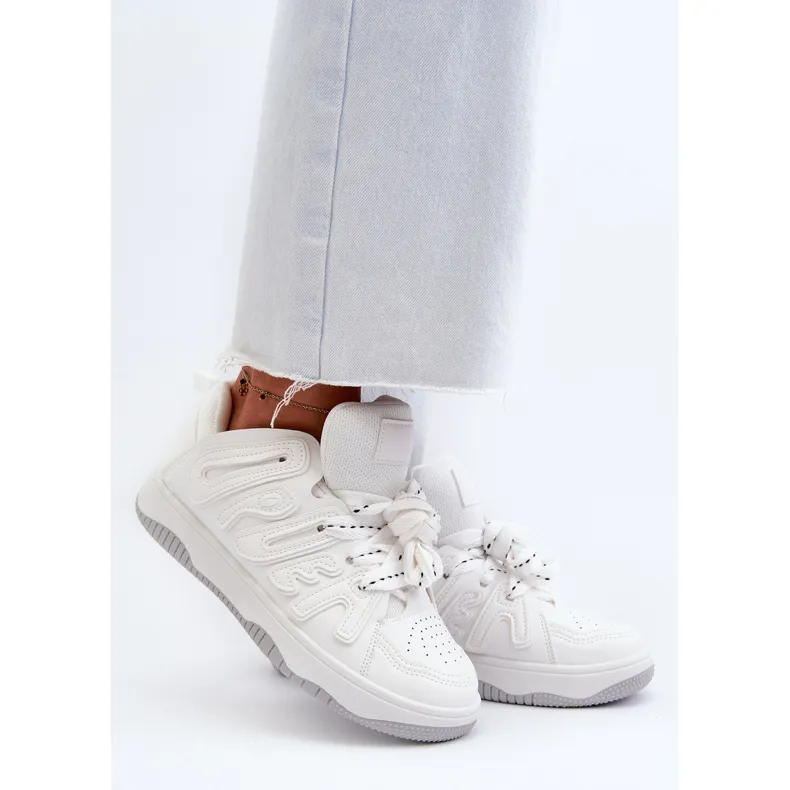 Women's Eco Leather Sneakers White Berilla