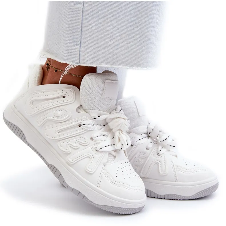 Women's Eco Leather Sneakers White Berilla