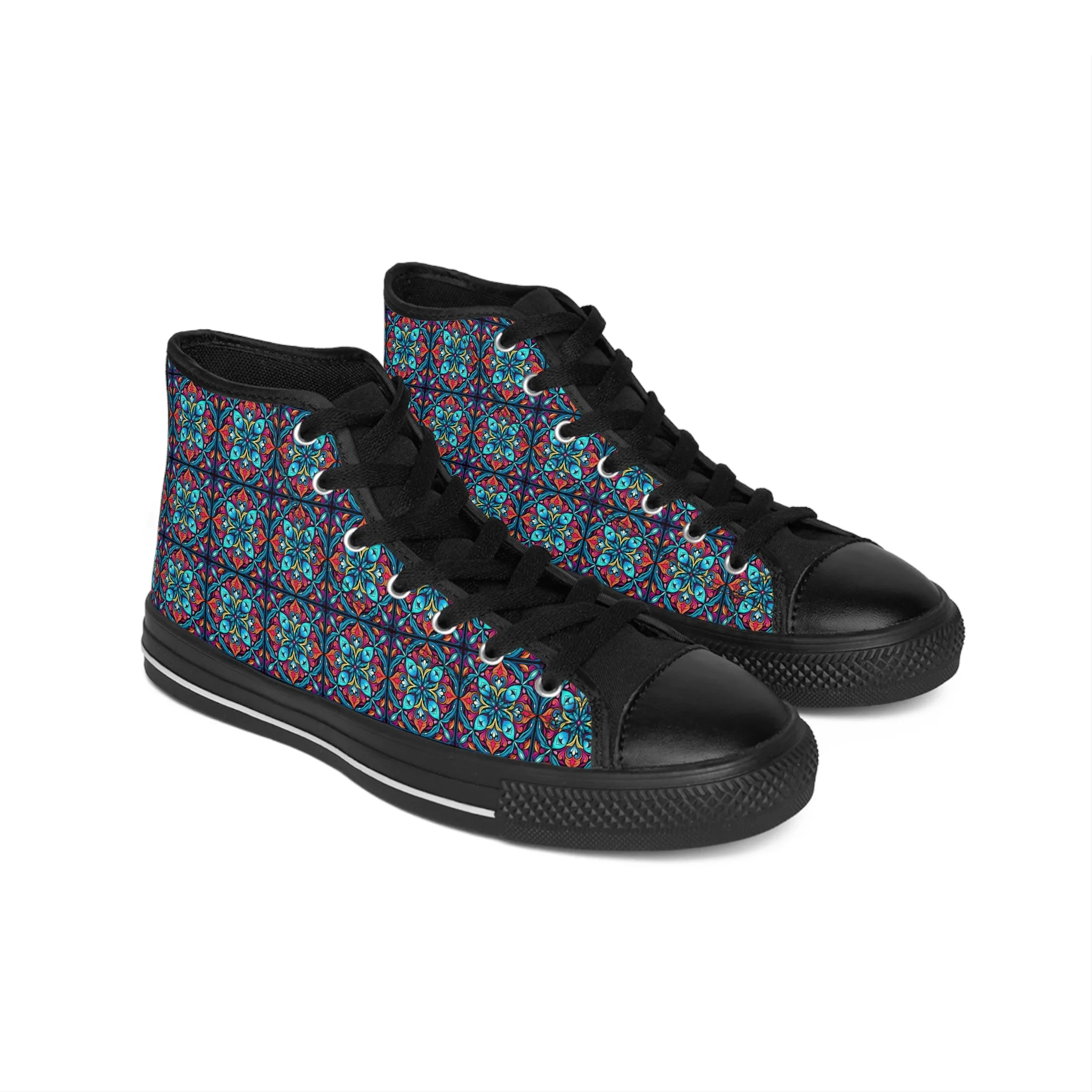 Women's Classic Modern Design High Sneakers. GB-000008Cmer