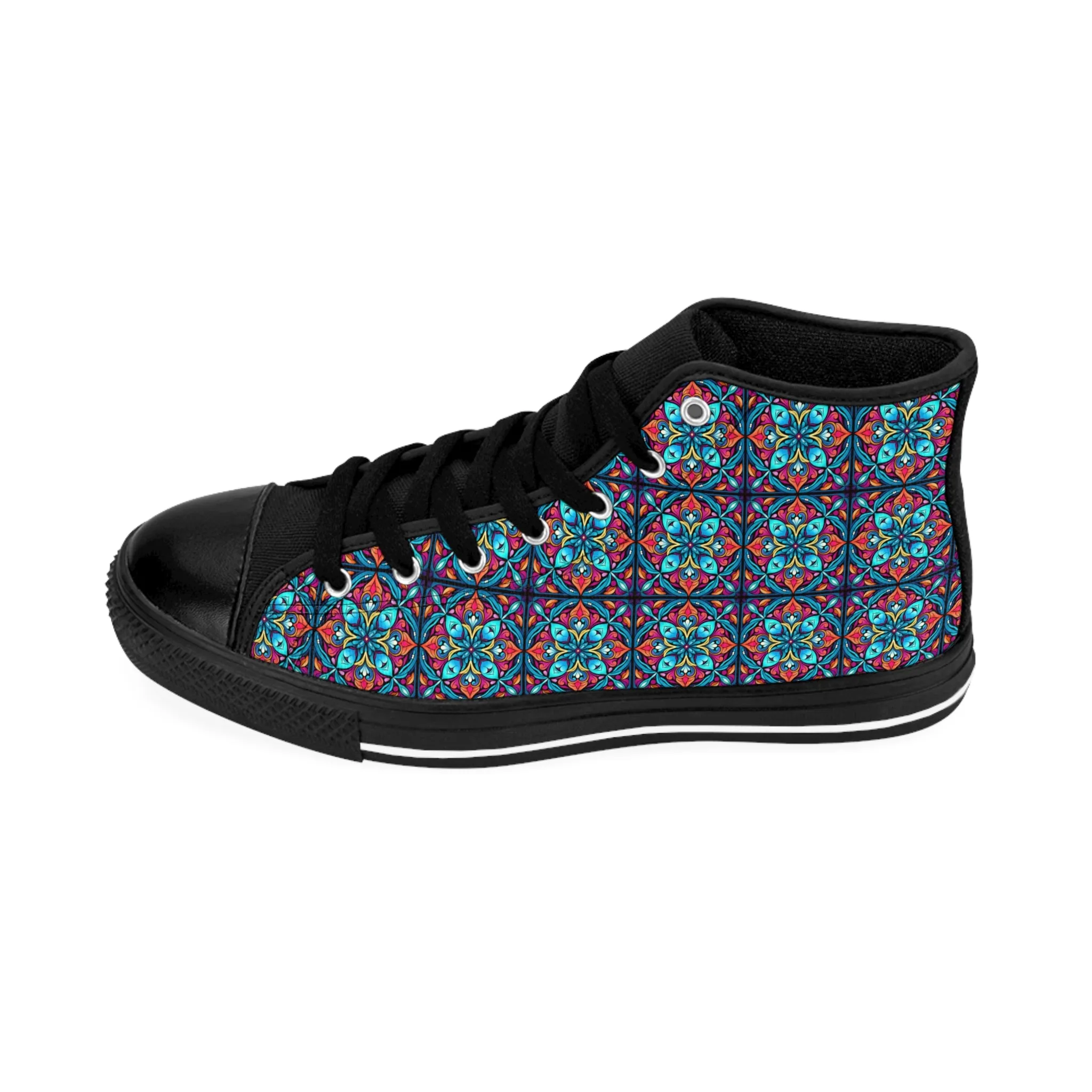 Women's Classic Modern Design High Sneakers. GB-000008Cmer