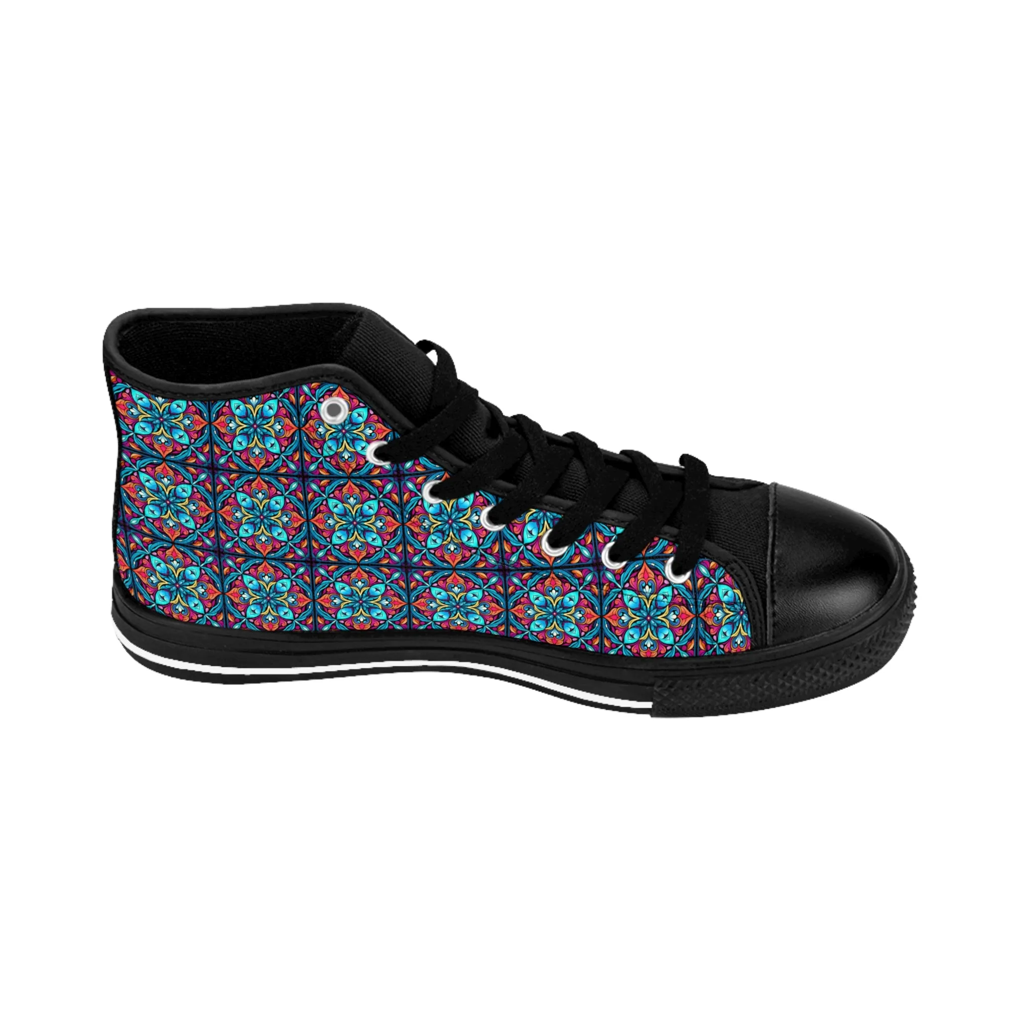 Women's Classic Modern Design High Sneakers. GB-000008Cmer