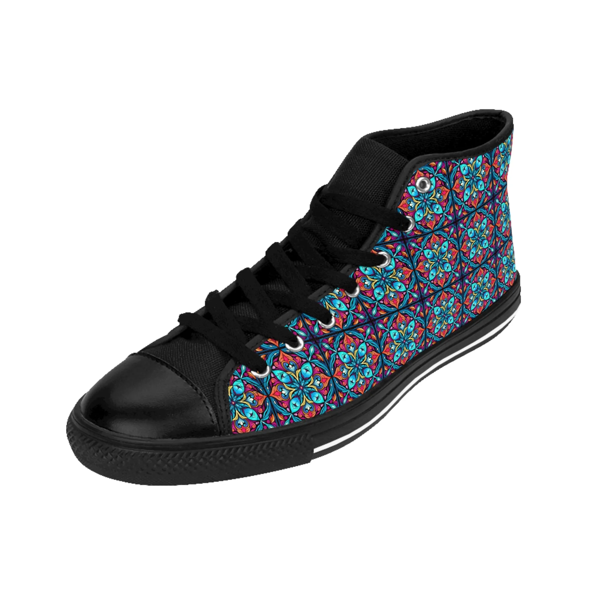 Women's Classic Modern Design High Sneakers. GB-000008Cmer