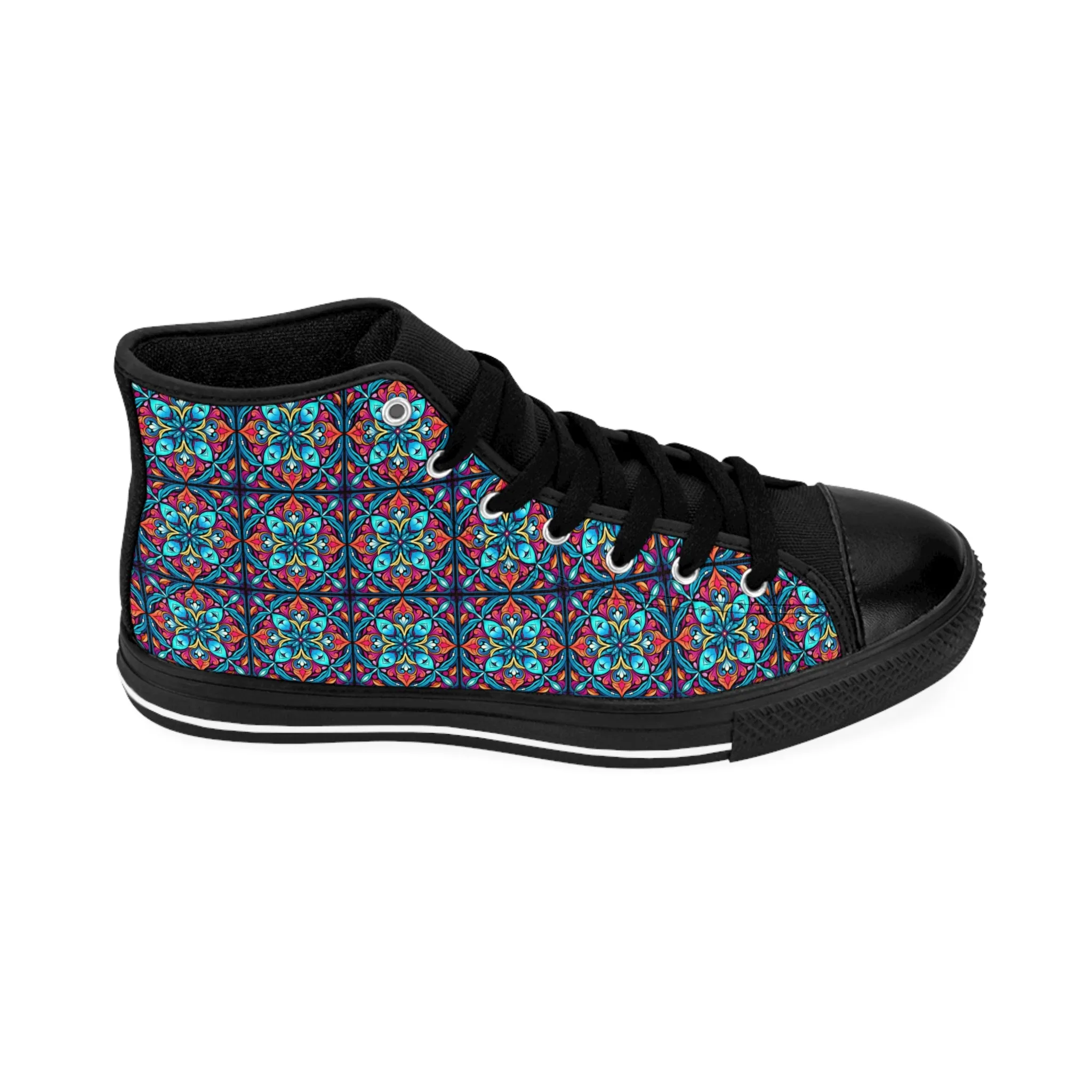 Women's Classic Modern Design High Sneakers. GB-000008Cmer