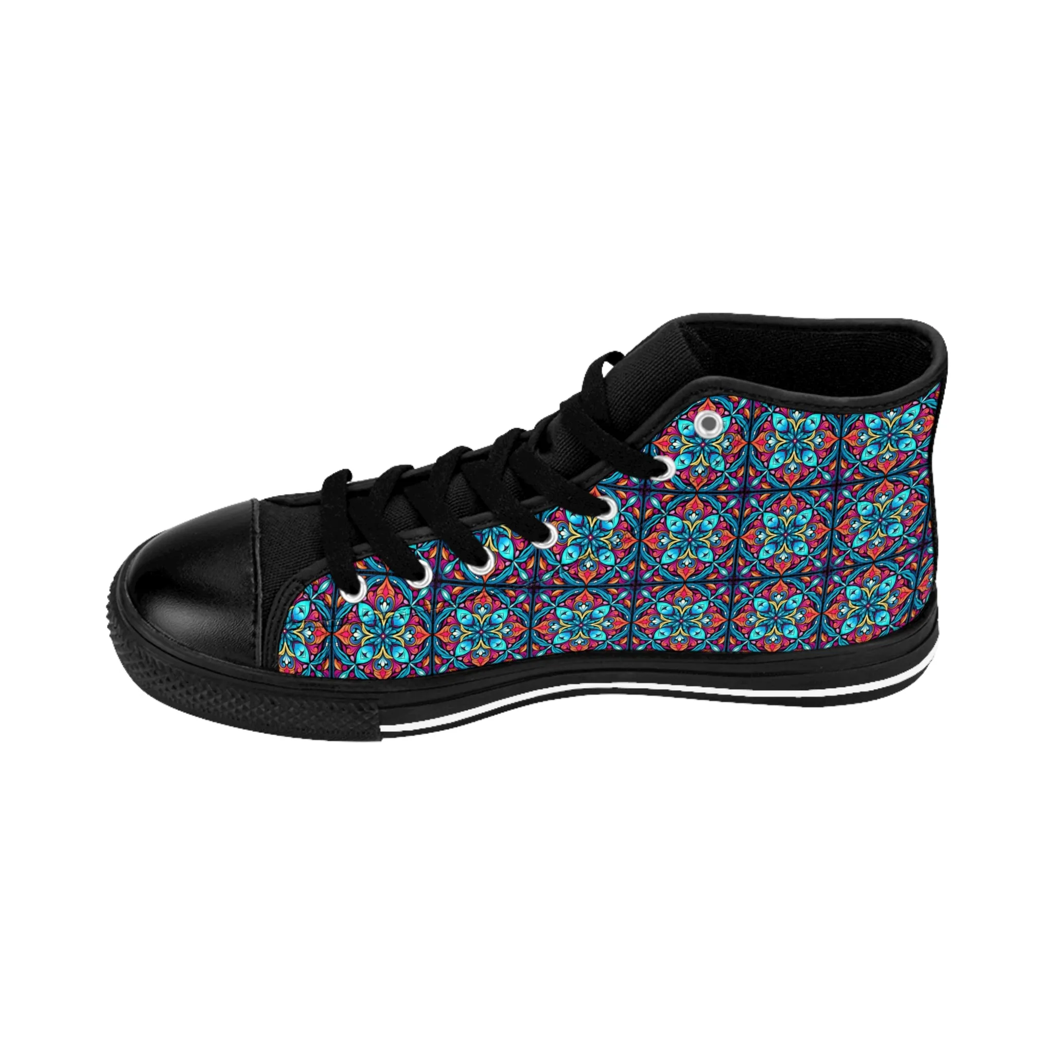 Women's Classic Modern Design High Sneakers. GB-000008Cmer