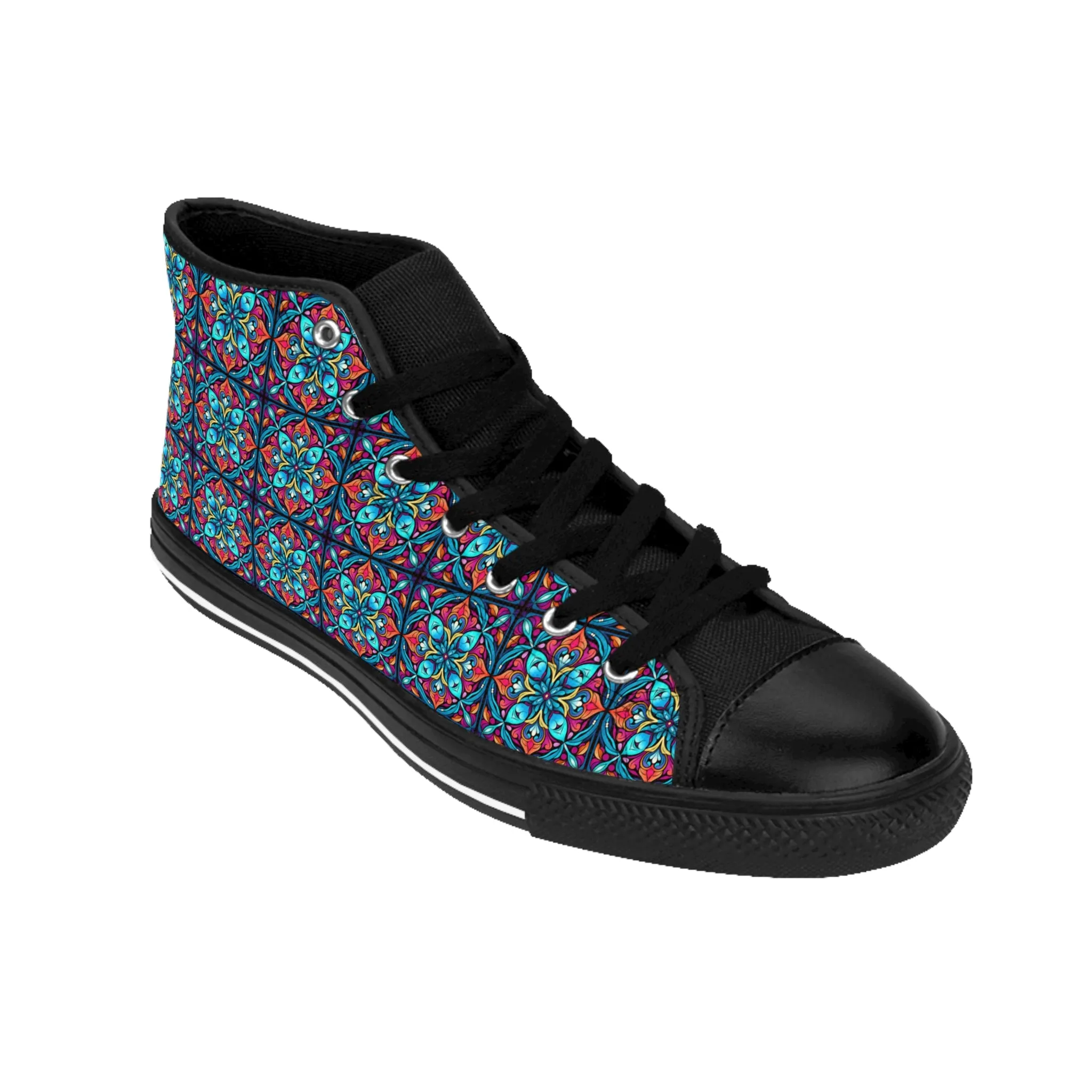 Women's Classic Modern Design High Sneakers. GB-000008Cmer