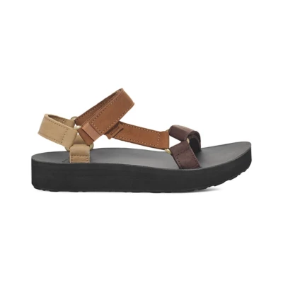 Women's Teva Midform Universal Leather Water Flatform Sandals