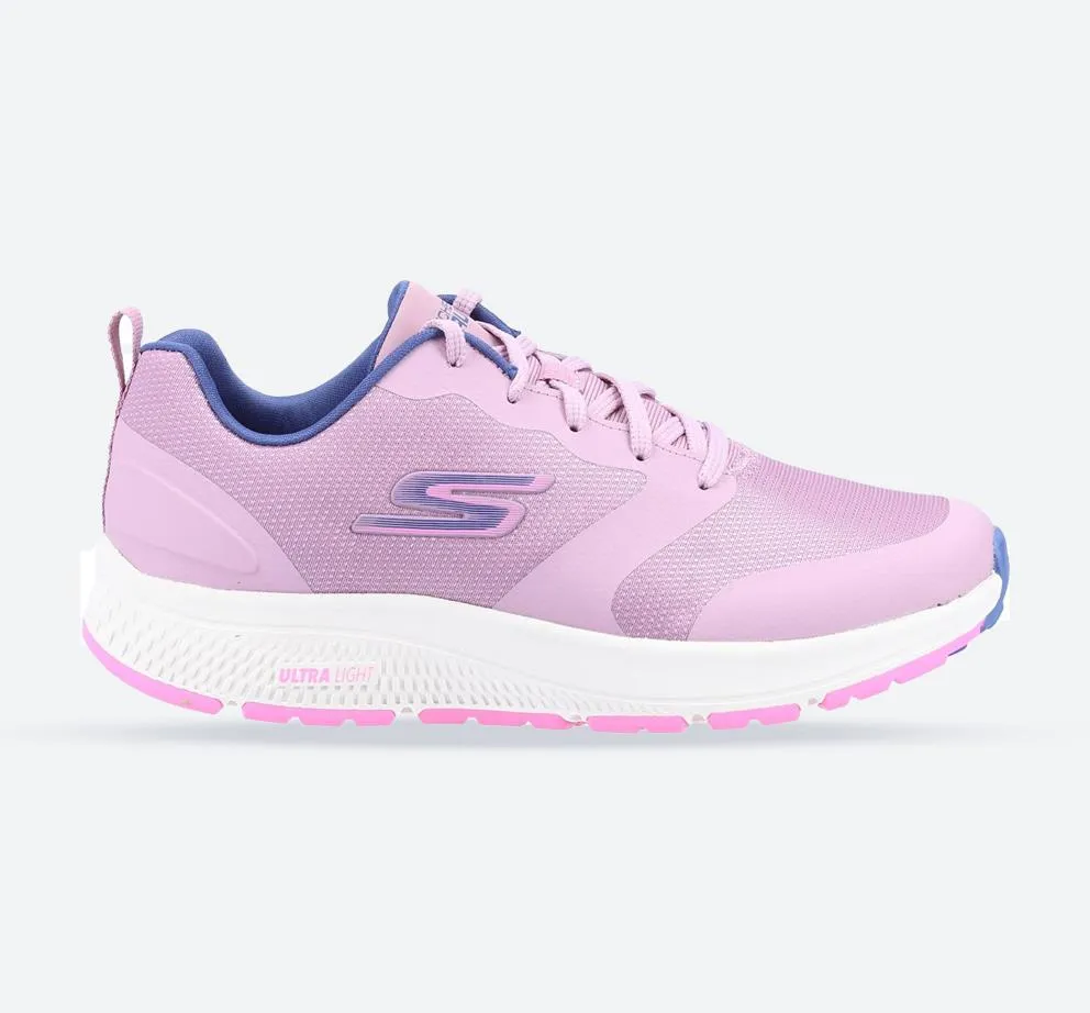 Women's Wide Fit Skechers 128275 GO RUN Consistent Lunar Night Sneakers - Mauve