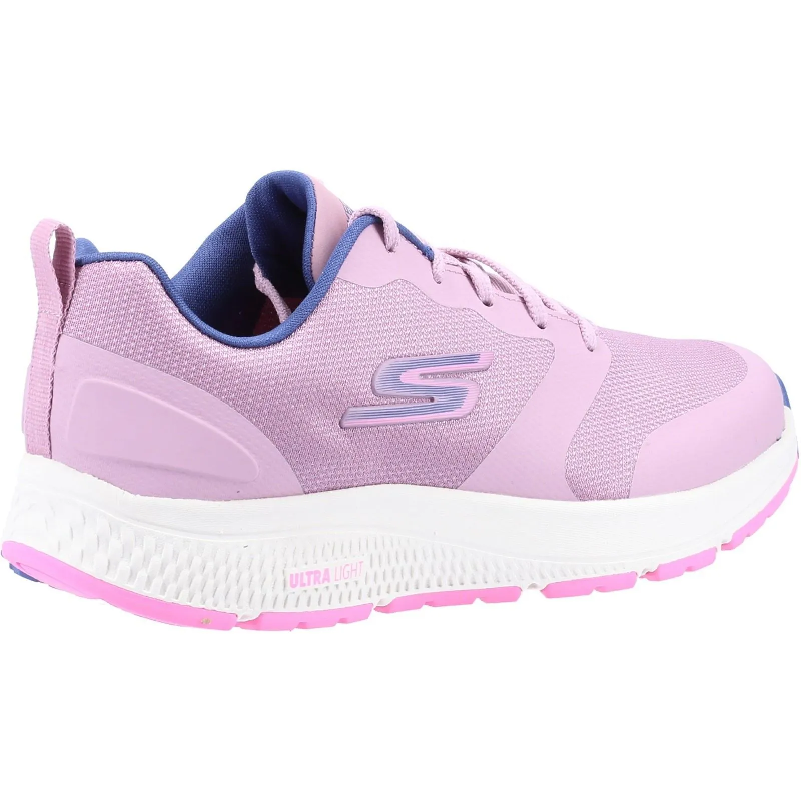 Women's Wide Fit Skechers 128275 GO RUN Consistent Lunar Night Sneakers - Mauve